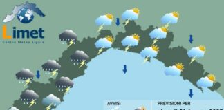 Meteo Liguria, nuovo peggioramento in arrivo nel pomeriggio meteo Liguria giovedì 21 agosto 2025