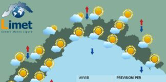 Meteo Liguria, instabilità in aumento, in arrivo un peggioramento meteo Liguria lunedì 18 agosto 2025