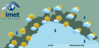 Meteo Liguria, veloce transito di nuvole e domenica torna il sole meteo Liguria sabato 30 agosto 2025