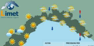 Meteo Liguria, Ferragosto caldo ma con possibili temporali pomeridiani meteo Liguria venerdì 15 agosto 2025