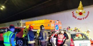 Grave incidente in A12, ma si tratta di un’esercitazione Esercitazione Vigili del Fuoco A12