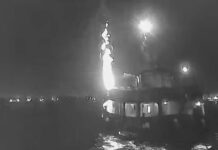 Flotilla, incendio su una barca: “Siamo stati colpiti da un drone” Flotilla colpita drone Tunisia