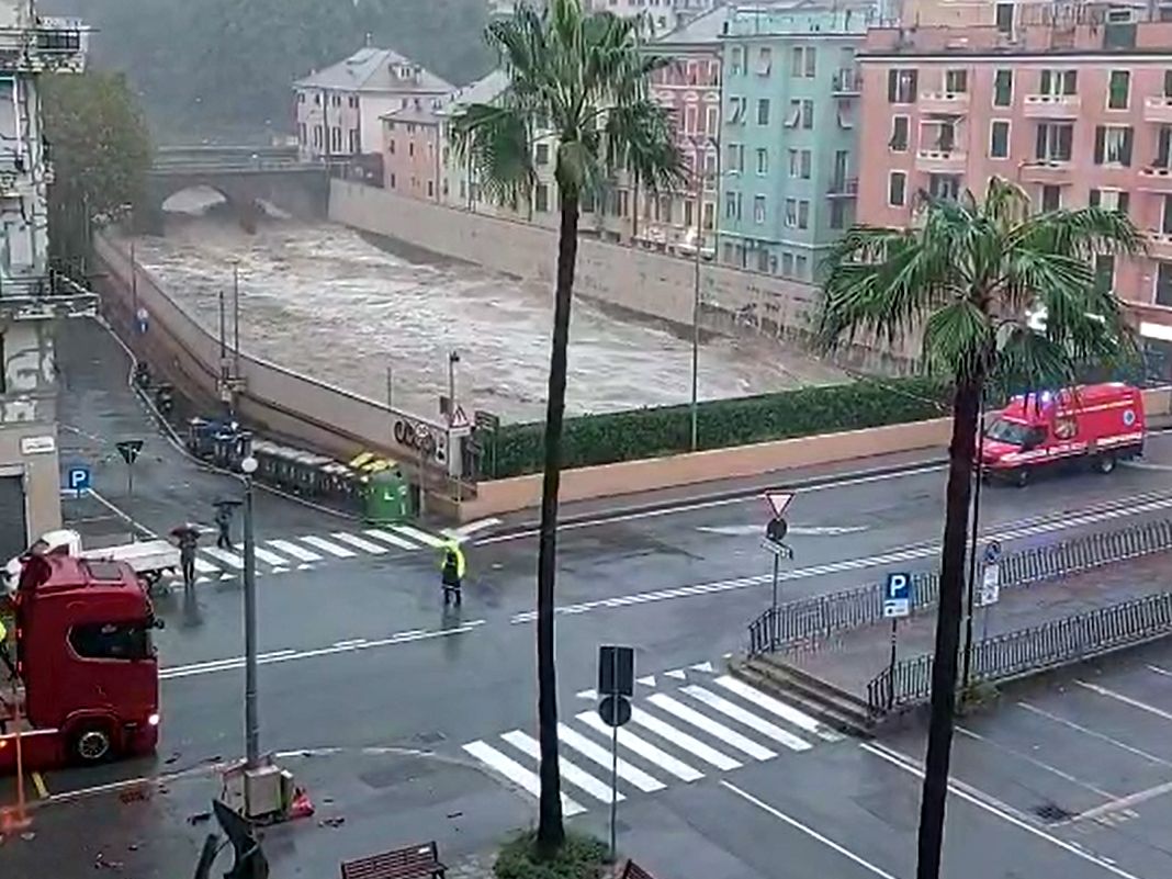 Leira piena a Voltri 1 settembre 2025
