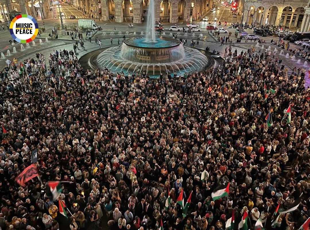 Presidio Genova Gaza Music for Peace