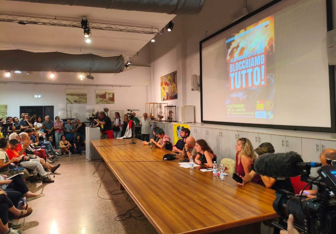 Sciopero generale USB Flotilla