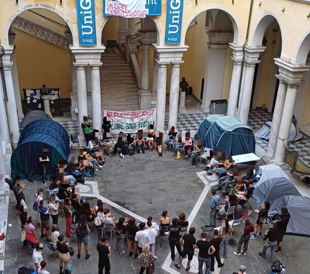 Università Genova occupata