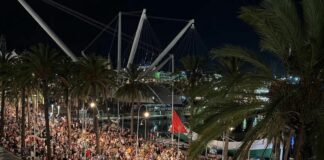 Genova, oggi la mobilitazione Cgil per Gaza: fermiamo la barbarie global sumud flotilla manifestazione Genova