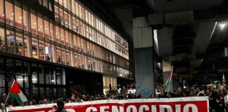 Genova ancora in piazza per la Global Sumud Flotilla Manifestazione Genova Global Sumud Flotilla