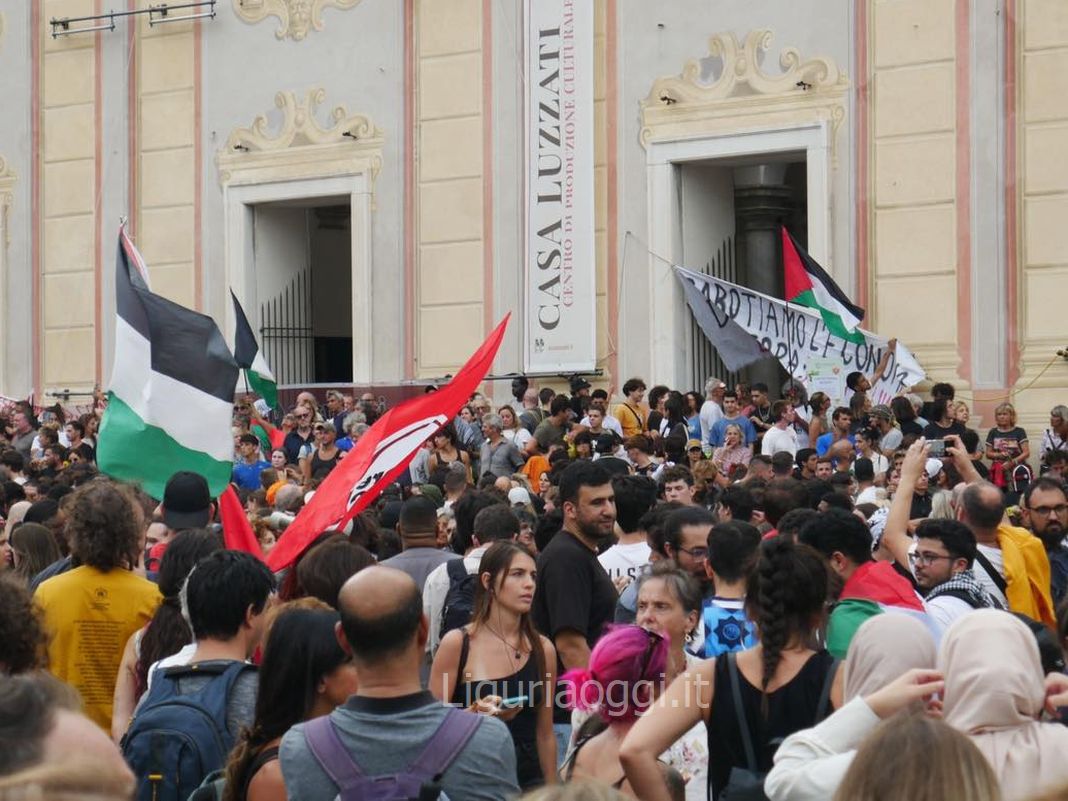genova manifestazione Gaza 21 settembre 2025