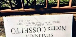 Genova, ancora vandalizzata la targa dedicata a Norma Cossetto a Oregina norma cossetto targa capovolta