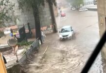 Maltempo a Savona, Letimbro in piena, strada per Santuario chiusa Quiliano rio Ciaso esondato 1 settembre 2025