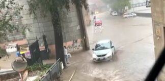 Maltempo a Savona, Letimbro in piena, strada per Santuario chiusa Quiliano rio Ciaso esondato 1 settembre 2025