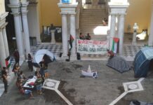 Global Sumud Flotilla, a Genova studenti presidiano l’Università studenti protesta università Genova