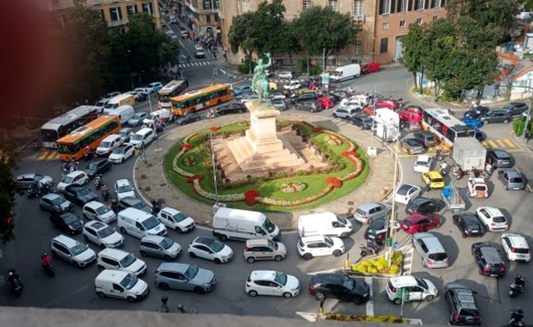 corvetto traffico Genova
