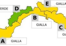 Maltempo Liguria, Allerta Gialla prolungata sul levante allerta gialla abce