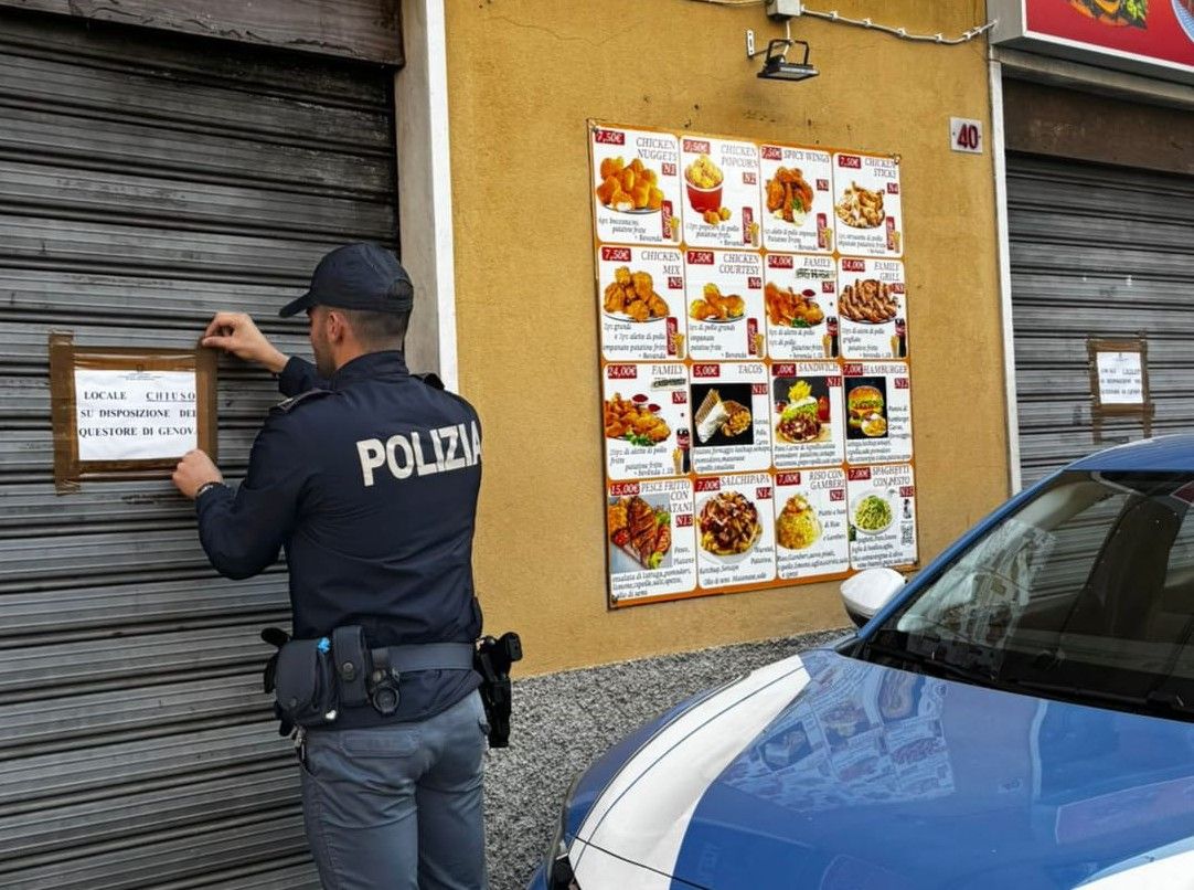Bar chiuso Sampierdarena