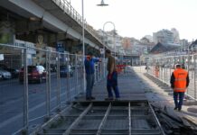 Genova, smontata la passerella alla Darsena Darsena Genova passerella