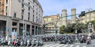 Genova, in arrivo 76 parcheggi per le moto in più in piazza Dante Piazza Dante Genova
