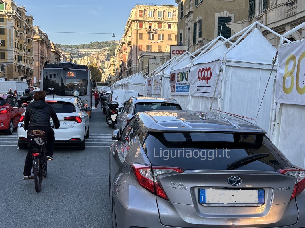 traffico corso Sardegna expo Coop
