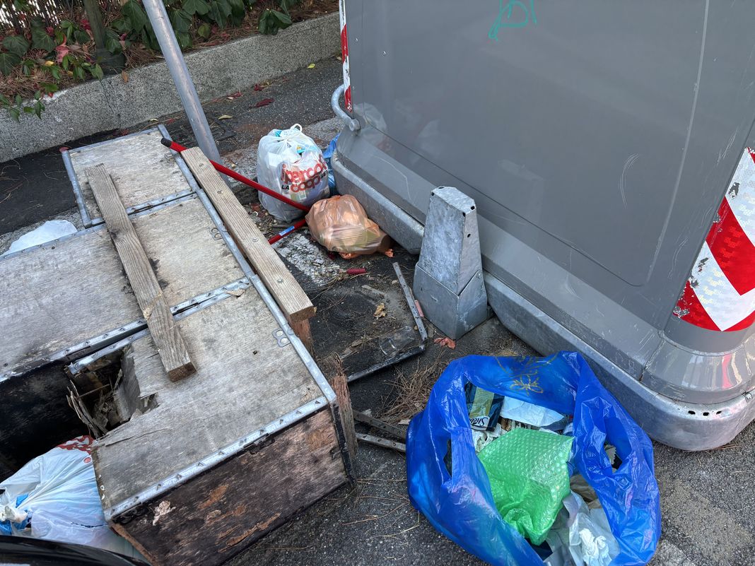 cassonetti spazzatura Genova Amiu