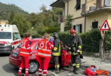 La Spezia, perde il controllo dell’auto e si schianta, ferita una pensionata incidente via Buonviaggio la spezia