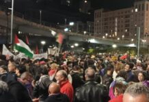 Global Sumud Flotilla assaltata da Israele, proteste in piazza a Genova manifestazione pro Gaza Genova 1 ottobre 2025