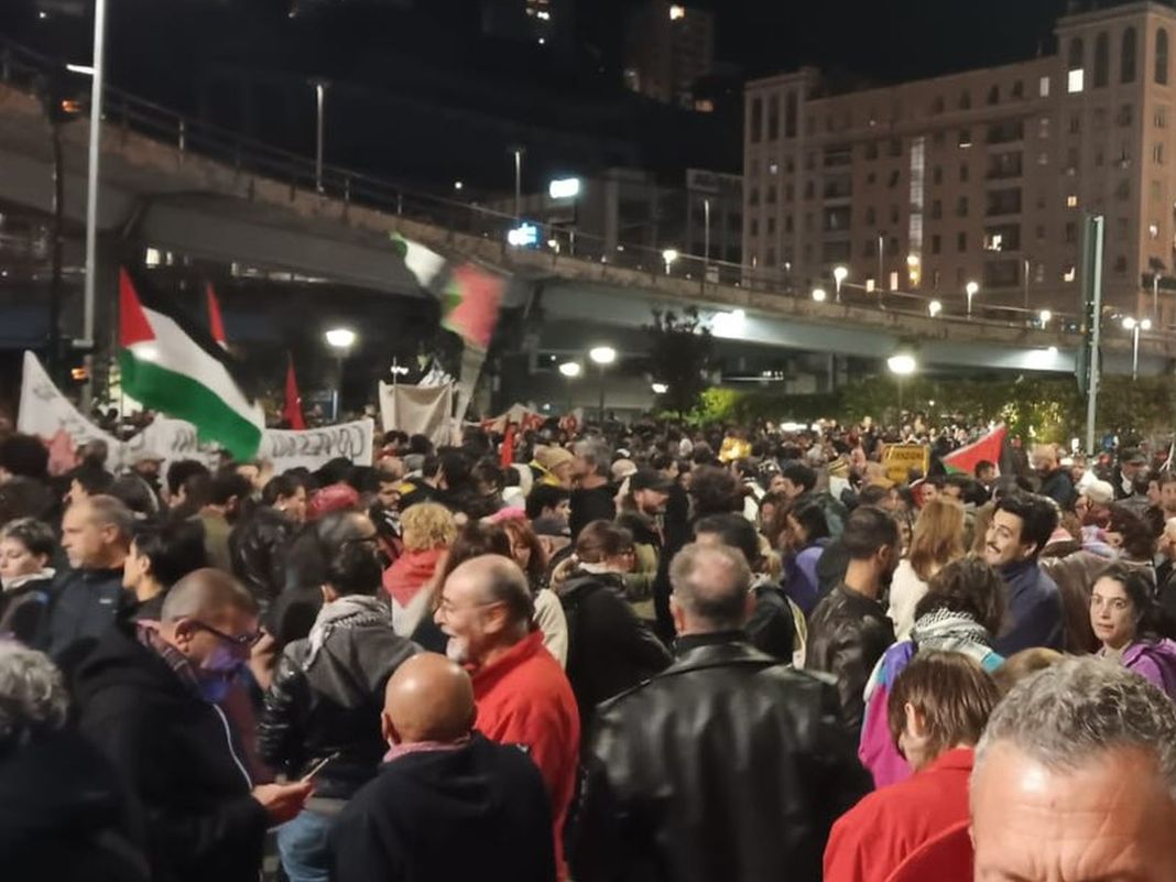 manifestazione pro Gaza Genova 1 ottobre 2025
