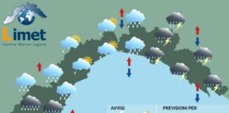 Meteo Liguria, forte peggioramento in arrivo, Allerta pioggia meteo Liguria giovedì 23 ottobre 2025