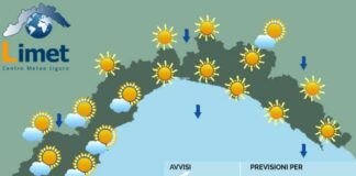 Meteo Liguria, cieli sereni ma temperature ancora in calo meteo Liguria giovedì 2 ottobre 2025