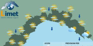 Meteo Liguria, nuvolosità in aumento e nuovo calo delle temperature meteo Liguria lunedì 27 ottobre 2025
