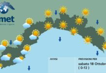 Meteo Liguria, week end con nuvole in aumento, lunedì pioggia meteo Liguria sabato 18 ottobre 2025