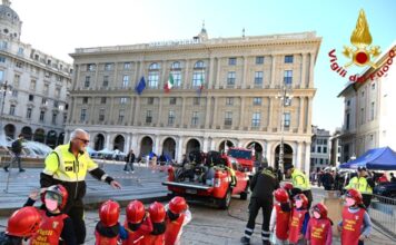 Genova, torna Pompieropoli con i bambini e i Vigili del Fuoco Pompieropoli Genova 2025