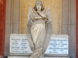 Staglieno, cimitero monumentale angelo oneto
