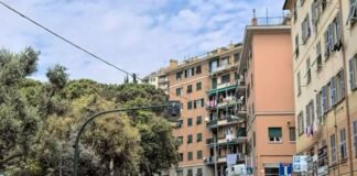 Genova, sversamento sull’asfalto in via dei Reggio: strada chiusa via dei Reggio Multedo