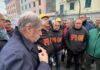 Genova, Bucci incontra i lavoratori ex Ilva in sciopero. Proseguono le proteste Bucci lavoratori ex Ilva