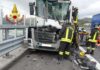 Autostrade, incidente tra camion in A10: un uomo in gravi condizioni Incidente A10