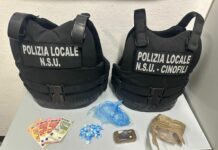 Loano, fermato spacciatore con cocaina e hashish polizia locale Loano