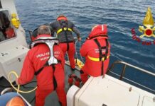 Arenzano, proseguono le ricerche dell’uomo disperso sul relitto dell’Haven Sommozzatori Vigili del Fuoco disperso Haven
