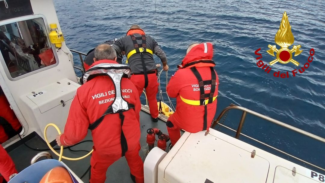 Sommozzatori Vigili del Fuoco disperso Haven