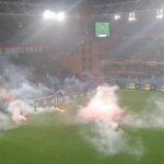 Striscioni contro giornalisti durante Genoa-Fiorentina, indagini in corso Stadio Ferraris contestazione Genoa