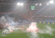 Striscioni contro giornalisti durante Genoa-Fiorentina, indagini in corso Stadio Ferraris contestazione Genoa