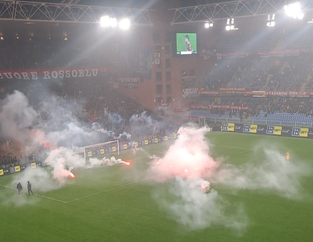 Stadio Ferraris contestazione Genoa