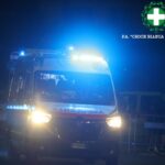 Genova, paura a Pontedecimo: giovane ferito alla gola con un coccio di bottiglia ambulanza notte Croce bianca genovese