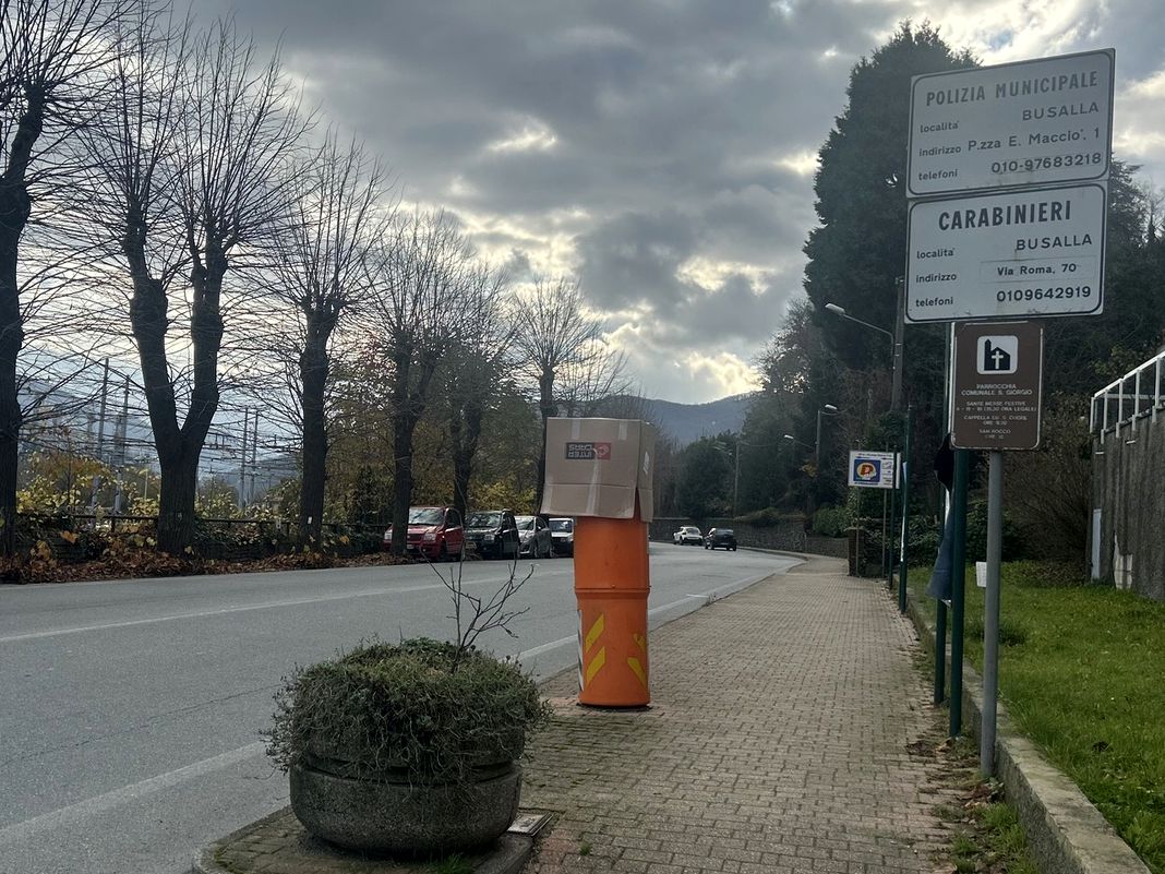 autovelox Busalla cartoni