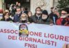 Sciopero dei Giornalisti il 28 novembre, presidio a Genova davanti alla Prefettura associazione ligure giornalisti