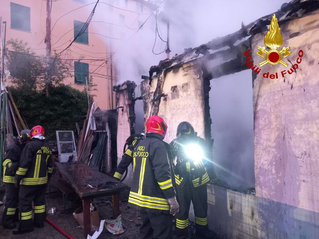 san fruttuoso incendio 23 novembre 2025