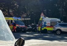 Genova, frate motociclista ferito in un incidente in piazza Giusti incidente piazza Giusti
