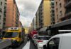 Genova, traffico nel caos in Valbisagno Marassi coda traffico corso De Stefanis