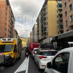 Marassi coda traffico corso De Stefanis
