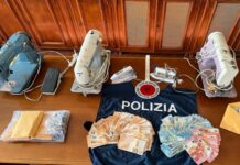 Genova, polizia scopre laboratorio clandestino a Pré marchi falsi, contraffatti